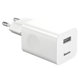 Мережевий зарядний пристрій Baseus Wall Charger Quick Charge 3A (CCALL-BX02) White