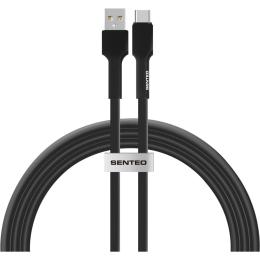 Кабель Senteo SL-03 Silica Gel USB-A to USB-C 2m Black