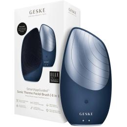 Термощетка для лица GESKE Sonic Thermo Facial Brush 6в1 Midnight (HB0078)