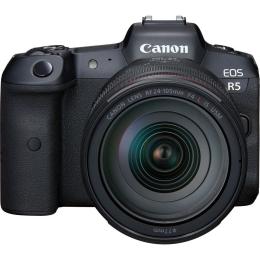 Бездзеркальний фотоапарат Canon EOS R5 Kit 24-105mm IS USM Black (4147C013)