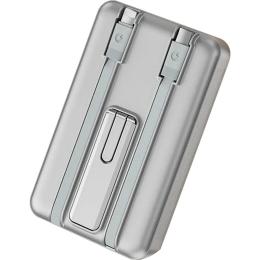Внешний аккумулятор WiWU Elite Wi-P056 10000mAh 22.5W Silver (6977703652390)