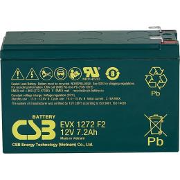 Аккумулятор CSB AGM 12V (12V/7.2Ah/86.4Wh) (EVX1272)