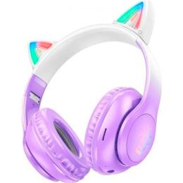 Навушники Hoco W42 Cat Ear Purple Grape (795854)