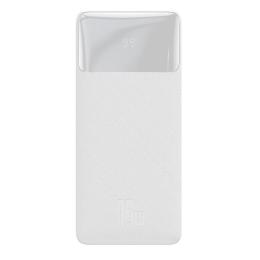 Зовнішній акумулятор Baseus Bipow 15W 30000mAh White (PPDML-K02)