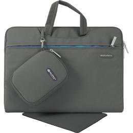Сумка для ноутбука WiWU Campus Slim Case for MacBook 15.4" Grey