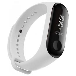 Силіконовий ремінець для Xiaomi Mi Band 3/4 (White)
