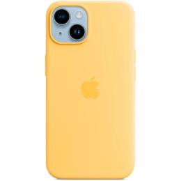 Чохол Silicone Case with MagSafe для Apple iPhone 14 Sunglow ААА