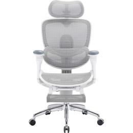 Офисное кресло Sihoo C300 PRO V2 White with Footrest (C300-PRO-V2-B102-JT)