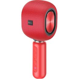 Мікрофон з караоке Hoco BK8 Cool Hi K-Song Red (759559)