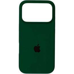 Чехол Silicone Case для Apple iPhone 17 Pro Max Dark Green AA