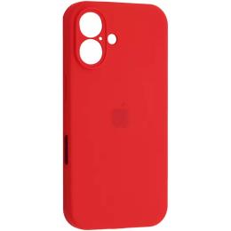 Чохол Silicone Case Camera Protect для Apple iPhone 16 Red AA