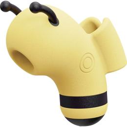 Вибратор с вакуумной стимуляцией KissToy Beebe Yellow (SO6550)