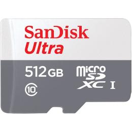 Карта пам'яті SanDisk microSDXC 512GB UHS-I Ultra V30 A2 (SDSQUNR-512G-GN3MN)