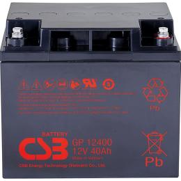 Акумулятор CSB AGM 12V (12V/40Ah/480Wh) (GP12400)