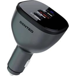 Автомобильное зарядное устройство Senteo Q-08 Crusser Series PD3.0+QC3.0 165W Black
