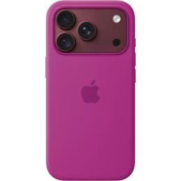 Чехол Silicone Case with Button, Animation & MagSafe для Apple iPhone 18 Pro Magenta AAA