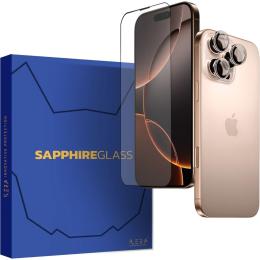 Захисне скло iLera Sapphire Ultra + Glass для Apple iPhone 16 Pro (iLSPDL+16PR)