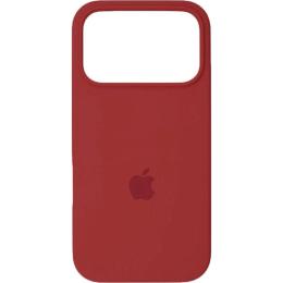 Чехол Silicone Case для Apple iPhone 17 Pro Rose Red AA