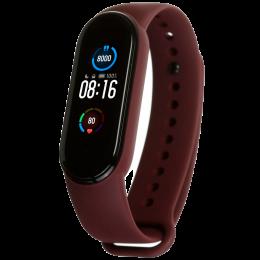 Ремінець ArmorStandart для Xiaomi Mi Band 7/6/5 New Style (Marsala)