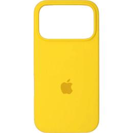 Чехол Silicone Case для Apple iPhone 17 Pro Yellow AA