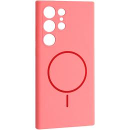 Чохол DK Luxury Silicone Case with MagSafe для Samsung Galaxy S24 Ultra Rose Pink