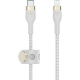 Кабель Belkin Boost Up Charge Pro Flex USB-C to Lightning 1m White (CAA011BT1MWH)