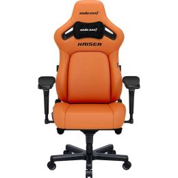Геймерское кресло Anda Seat Kaiser 4 L Leather Blaze Orange (AD12YDDC-L-20-O-PV/C)