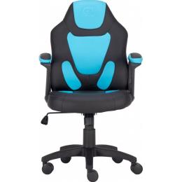 Геймерське дитяче крісло GT Racer X-1414 Black/Light Blue