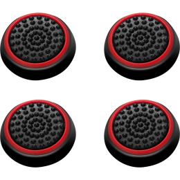 Накладки на стіки Thumb Grips 4-pack для PS4/PS5/Xbox Black Red