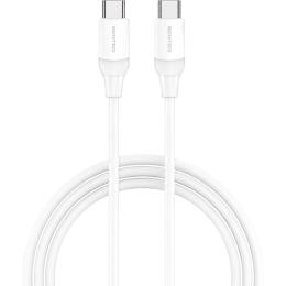 Кабель Senteo SL-07 Skin Silicone USB-C to USB-C 100W 1.2m White