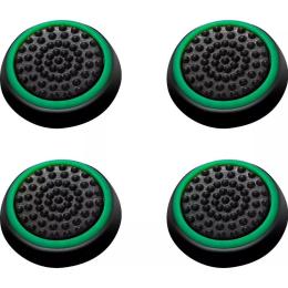 Накладки на стики Thumb Grips 4-pack для PS4/PS5/Xbox Black Dark Green