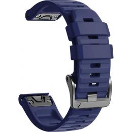 Ремінець ArmorStandart Silicon для Garmin 22mm Dark Blue (ARM60807)