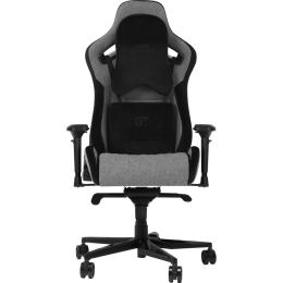 Геймерское кресло GT Racer X-0724 Fabric Gray/Black Suede