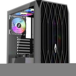 Корпус 1stPlayer AY7-BK-4F1 Black