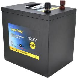 Акумулятор Vipow LiFePO4 12V (12.8V/200Ah/2560Wh) (LiFePO4128-200/100)