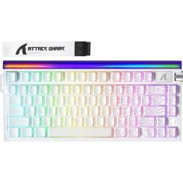 Клавиатура Attack Shark R85 RGB HE White Contours (AS-6972792472546-CWL)