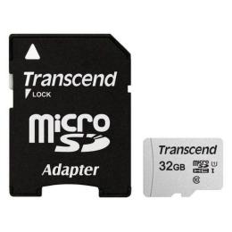Карта памяти Transcend microSDHC 300S 32 GB UHS-I + SD Adapter (TS32GUSD300S-A)