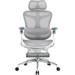 Офисное кресло Sihoo DORO C300 Pro Mesh with Footrest White (DORO-C300-PRO-M102-JT)