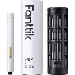 Электроотвертка с набором бит Fanttik E2 Ultra Snow White
