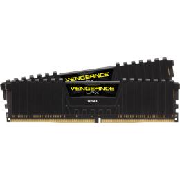 Модуль памяти DDR4 Corsair Vengeance LPX 2x32GB 3000 MHz Black (CMK64GX4M2D3000C16)