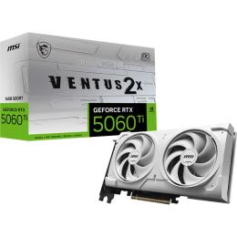 Відеокарта MSI GeForce RTX 5060 Ti 16GB VENTUS 2X OC PLUS White (912-V535-002) UA