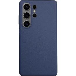 Чохол Epik Leather Case для Samsung Galaxy S25 Ultra Dark Blue AAA