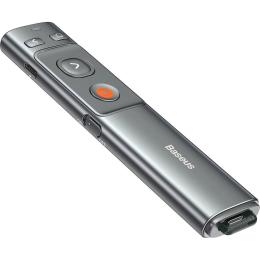 Лазерная указка Baseus Orange Dot Wireless Presenter (Red Laser) (Charging) Grey (WKCD000013)