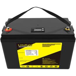 Аккумулятор LiitoKala LiFePO4 LCD 12V (12.8V/100Ah/1280Wh)