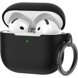 Чохол AhaStyle Colorful Silicone Case для AirPods 4 Black