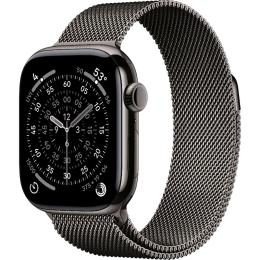 Смарт-часы Apple Watch Series 11 GPS + Cellular 42mm Slate Titanium Case with Slate Milanese Loop (MF8U4/MGJ14)