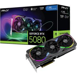 Видеокарта PNY GeForce RTX 5080 ARGB EPIC-X RGB OC 16GB (VCG508016TFXXPB1-O) EU