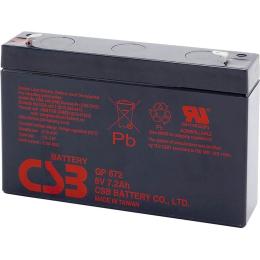 Акумулятор CSB AGM 6V (6V/7.2Ah/43.2Wh) (GP672)