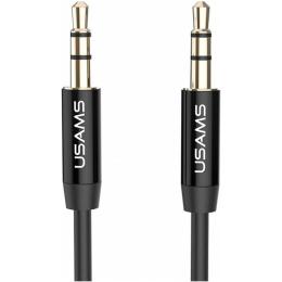 Кабель Usams YP-01 3.5 mm to 3.5 mm 1m Black