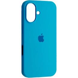 Чохол Silicone Case для Apple iPhone 16 Plus Blue AA